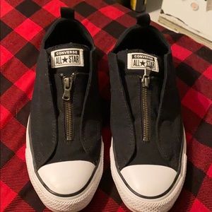 Converse Zipper Slip-on Shoes